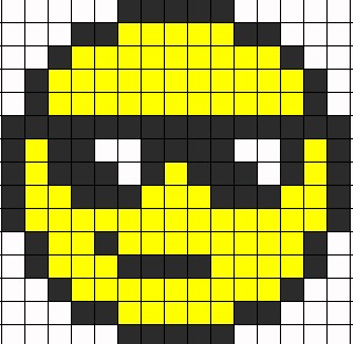 Pixel Art En Smiley
