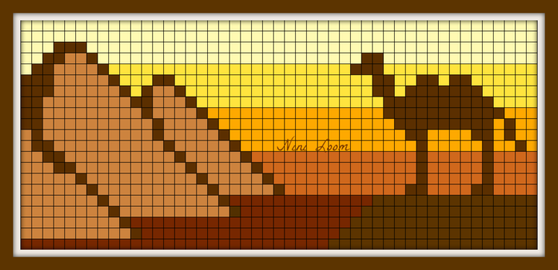 pixel art egyptien