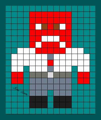 pixel art joie