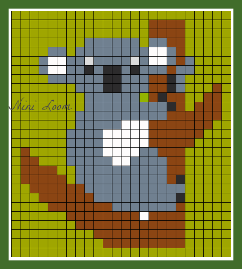 Pixel Art Koala