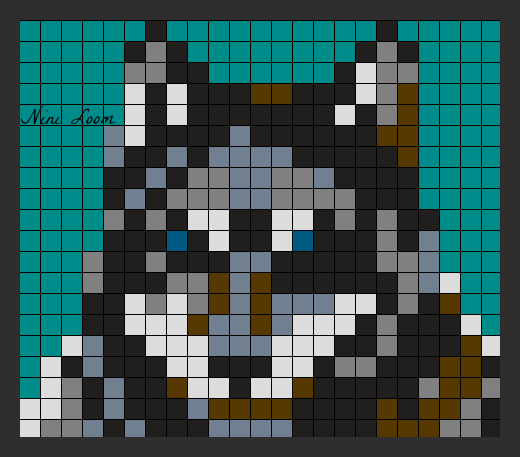 pixel art loup