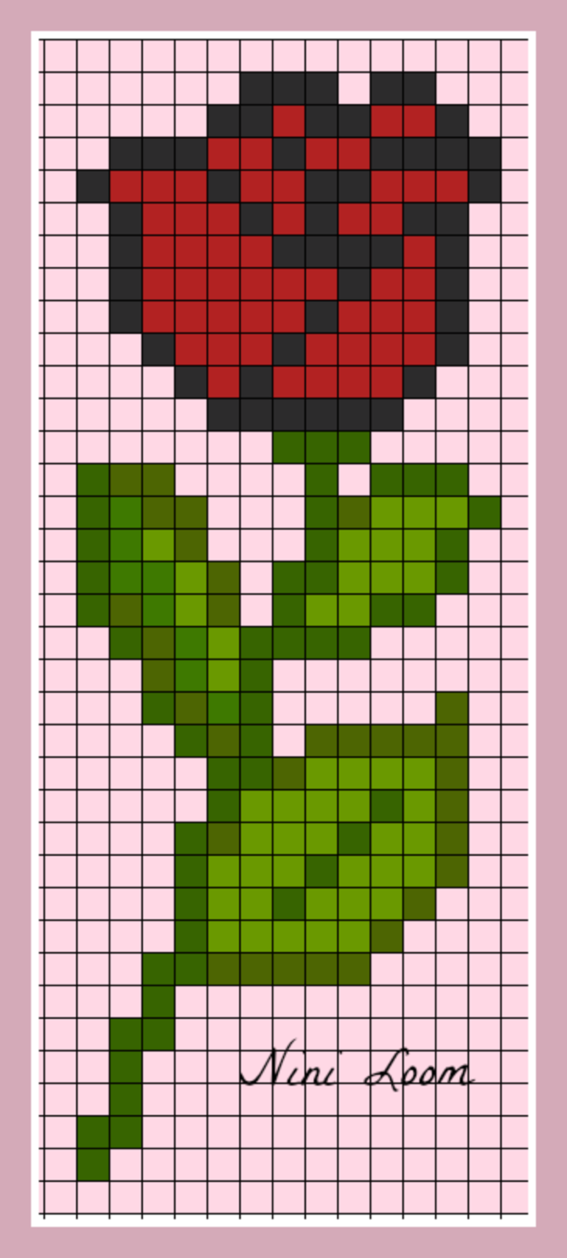 Pixel Art Fleur