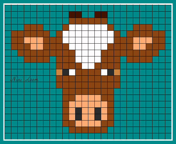 Pixel Art Vache