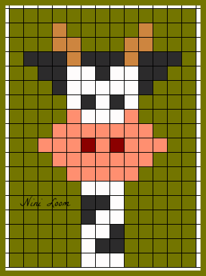 pixel art vache